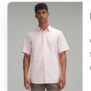 Lululemon New Venture Short Sleeve Flush Pink Large